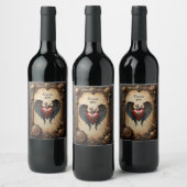 The pulsating heart of mechanics,  ワインラベル (ボトル)