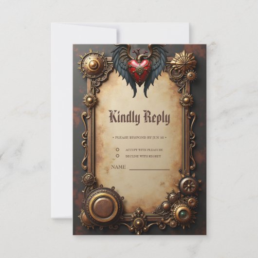 The pulsating heart of mechanics,  出欠カード (正面)