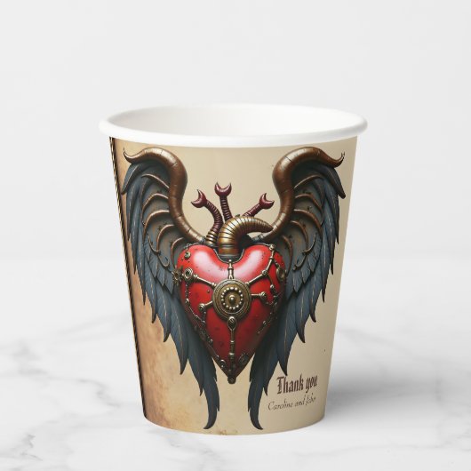 The pulsating heart of mechanics, 紙コップ (正面)