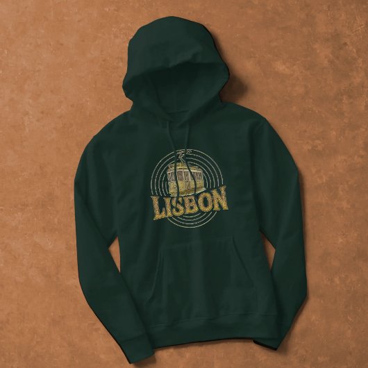 The Pulse of Lisbon Womens Basic Hooded Sweatshirt パーカ
