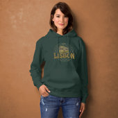 The Pulse of Lisbon Womens Basic Hooded Sweatshirt パーカ