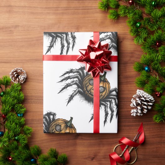 The Pumpkin-Headed Crawler ラッピングペーパー (クリスマスギフト)