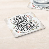 The Purest Bond Is Mother To Child ペーパーコースター (アングル)