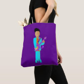 The Purple Pixie – Funk Legend Tote Bag トートバッグ (クローズアップ)