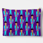 The Purple Pixie – Patterned Zipper Accessory Pouc アクセサリーポーチ (裏面)