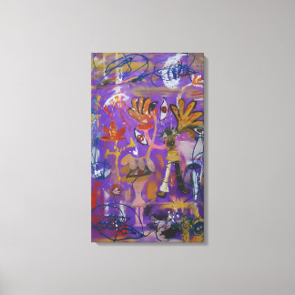 The Purple Signs キャンバスプリント