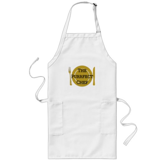The Purrfect Chef - Apron ロングエプロン (正面)