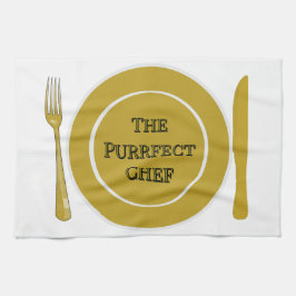 The Purrfect Chef- Funny Kitchen Towels キッチンタオル