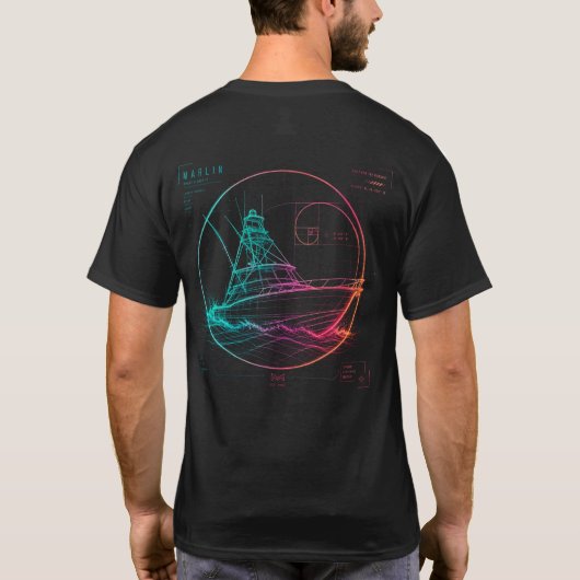 「The Pursuit Blueprint」Tシャツ Tシャツ (裏面)