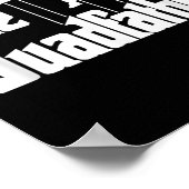 The Quadfather Gym Motivational Humor Tee Shirt  ポスター (角)