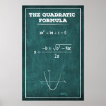 The Quadratic Formula ポスター<br><div class="desc">The Quadratic Formula</div>