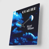 The Quarter Clock スクエア壁時計 (傾斜)