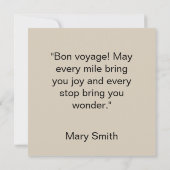 The Quarters Design 01  - Flat Card (裏面)