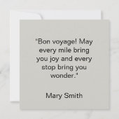 The Quarters Design 03 - Flat Card (裏面)