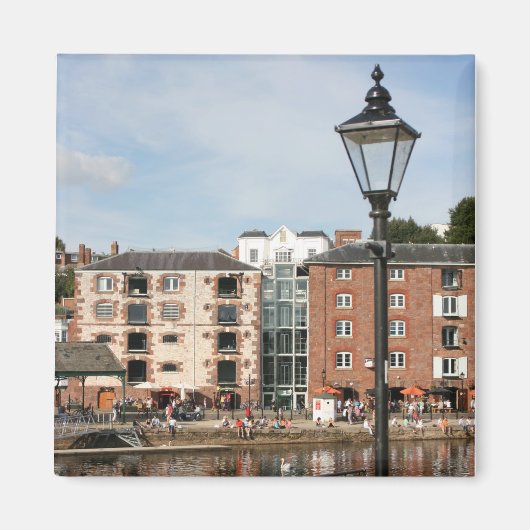 The Quay, Exeter, Devon, UK マグネット (正面)