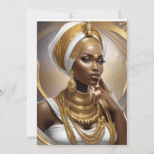 The Queenの招待状と発表 招待状 (裏面)