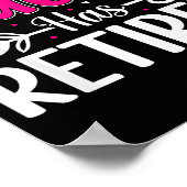 The Queen Has Retired Funny Retired Women Retireme ポスター (角)