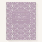The Queen of Every Day Journal | Personalized Name ノートブック (正面)