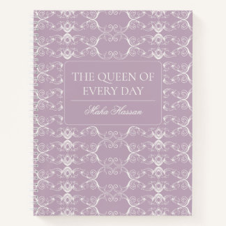 The Queen of Every Day Journal | Personalized Name ノートブック