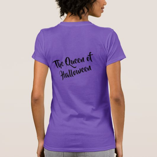 The Queen of Halloween Tシャツ (裏面)