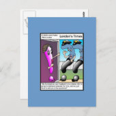 The Question Police Cartoon 実在 Post Card ポストカード (正面/裏面)