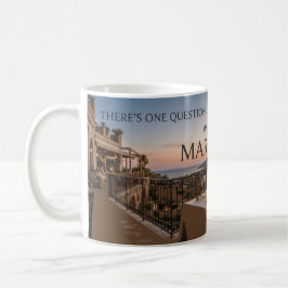 The Question Reveals Romantic Marriage Proposal コーヒーマグカップ