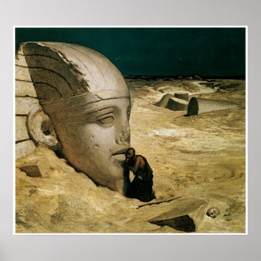 The Questioner of the Sphinx, 1863 ポスター (正面)