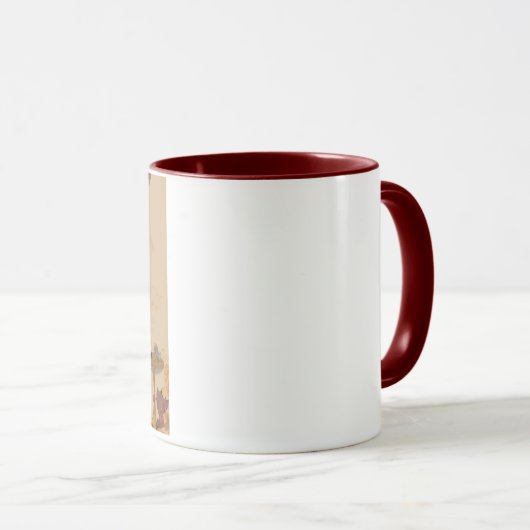 The Quiet Beauty Of Change _ Autumn Glow Mug  マグカップ (正面右)