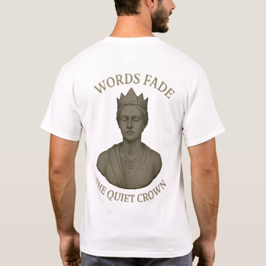 The Quiet Crown – Power Beyond Words Tシャツ (裏面)
