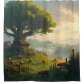 The Quiet Farm -  シャワーカーテン (正面)