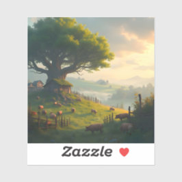 The Quiet Farm - Square Vinyl シール