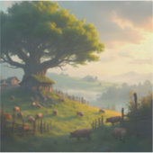 The Quiet Farm - Square Vinyl シール (正面)