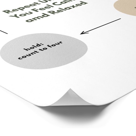 The Quiet Grove Box Breathing Calming Corner ポスター (角)