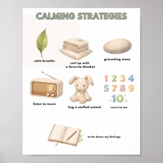 The Quiet Grove Calming Strategies ポスター (正面)