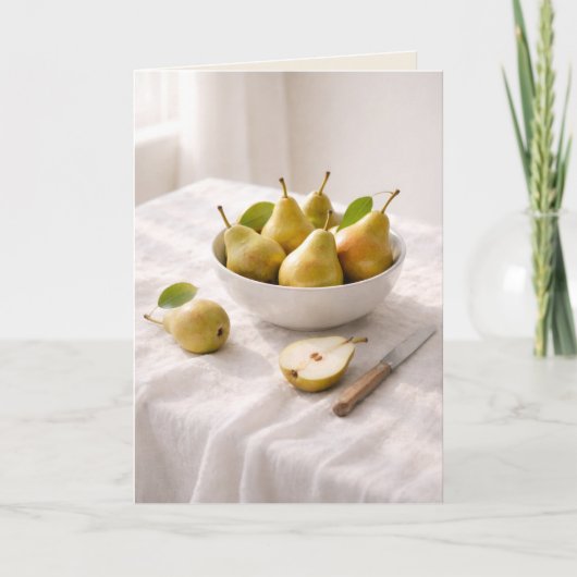 The Quiet Harvest Still Life Blank Art Card カード (正面)