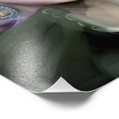 The Quiet Observer Expressive Feminine Portrait フォトプリント (角)