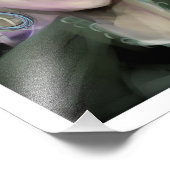 The Quiet Observer Expressive Feminine Portrait フォトプリント (角)