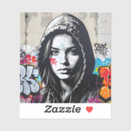 The Quiet Observer - Square Vinyl シール