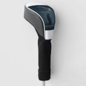 The Quiet Spiral – Realistic Overthinking Tee ゴルフヘッドカバー (アングル)