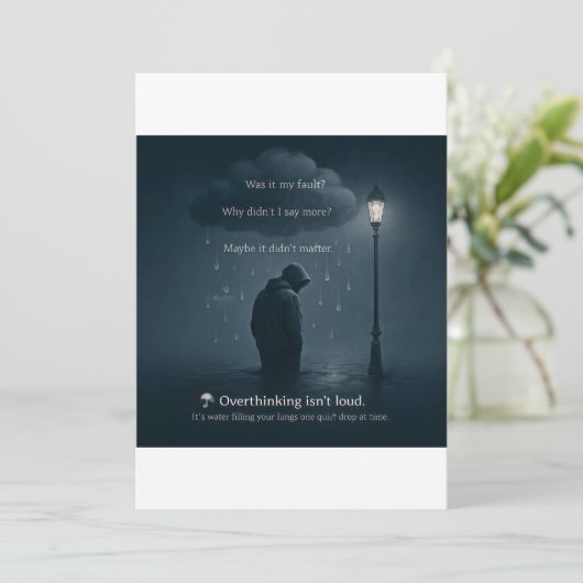 The Quiet Spiral – Realistic Overthinking Tee 招待状 (スタンド正面)