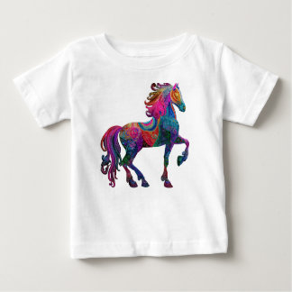 The Quilted Horse ベビーTシャツ