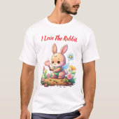 The rabbit tshirt tシャツ (正面)