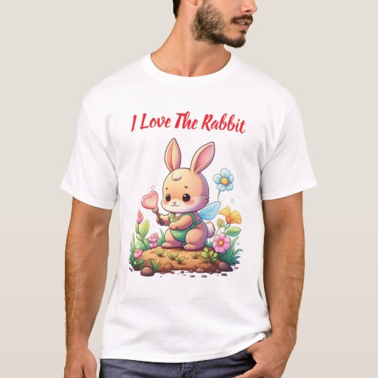The rabbit tshirt tシャツ (正面)