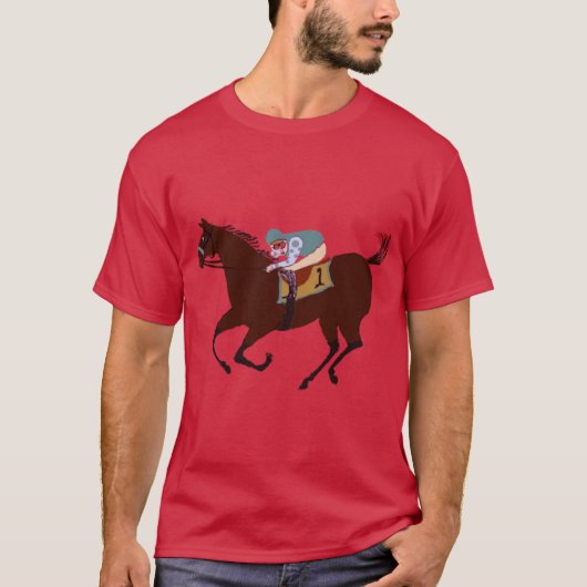 The Racehorse 馬術ウェア&ギフト Tシャツ (正面)