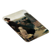 The Races at Auteuil，トリプチチの一部(cの油) マグネット (右側)