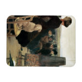 The Races at Auteuil，トリプチチの一部(cの油) マグネット (横)