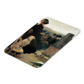 The Races at Auteuil，トリプチチの一部(cの油) マグネット (左側)