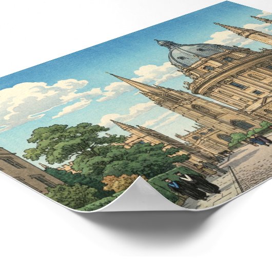 The Radcliffe Camera in Oxford University   ポスター (角)