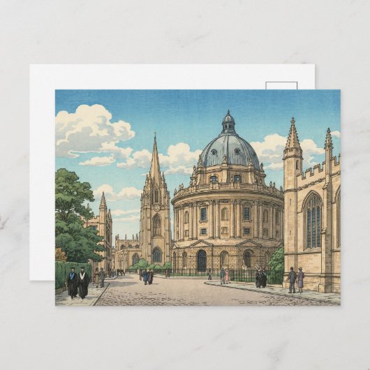 The Radcliffe Camera in Oxford University ポストカード (正面/裏面)