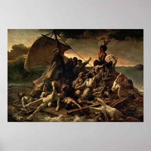 The Raft of the Medusa by Gericault – ポスター (正面)